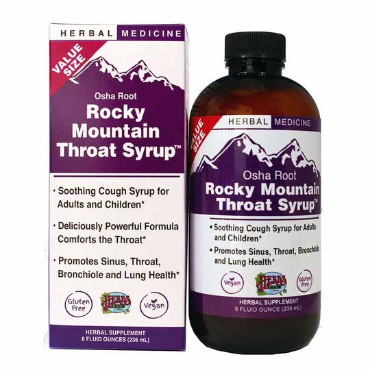 Rocky Mountain Throat Syrup, HET